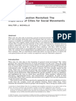 Nicholls W - 2008 - The Urban Question Revisited The Importance of Cities For Social Movements