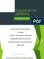 Clasificacion de Las Empresas