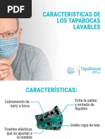 Caracteristicas Tapabocas Lavables 2