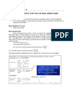 Experiment - 4: Delay Generation and Use of Keil Debugger