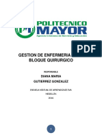 Estructura Del Bloque Quirurgico PDF