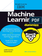 Ibm Machine Learning For Dummies Ibm Limited Edition - IMM14209USEN - En.es