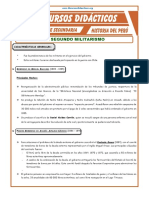 El Segundo Militarismo en El Perú para Quinto Grado de Secundaria