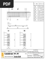 Plancher Haut PP1: PP1 Section 20x50: A-A B-B