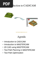 Introduction To CAD CAM MasterCAM