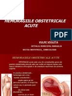 Hemoragiile Obstetric Ale Acute