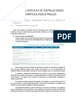 Puesta en Servicio de Instalaciones Frigorificas Industriales