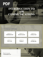 Introduction To Air Communication