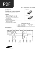 Ka2206B 2.3W Dual Audio Power Amp: O CC L O CC L