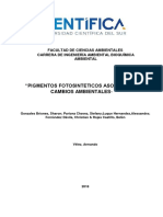 Informe 8 - Pigmentos Fotosinteticos PDF