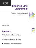 Influence Line Diagrams-II: Theory of Structures - I