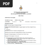 Diploma in Education Programme School of Education The University of The West Indies, St. Augustine Subject: History LESSON PLAN: #8 in Unit Plan