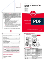 MANUAL USO Calefon Tiro Natural 10 11 12 13 14 16 Litros PDF