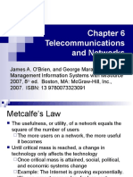 Telecommunications and Networks