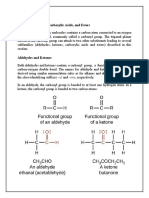 Aldehydes, Ketones, Carboxylic Acids, and Esters