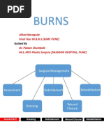 Burns: Alhad Naragude Final Year M.B.B.S (BJMC Pune) Dr. Pawan Chumbale M.S, MCH Plastic Surgery (Sassoon Hospital, Pune)