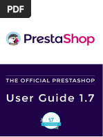 PrestaShop 1.7 User Guide by PrestaShop Inc. - 2