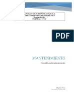 Filosofía Del Mantenimiento