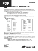 Important Information:: Ingersoll-Rand Winch or Hoist. The Manual Form Numbers Are As Follows