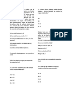 Banco de Preguntas Matematicas 5