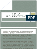 Texto Argumentativo