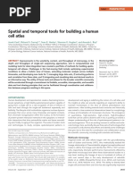 Spatial and Temporal Tools For Building A Human Cell Atlas