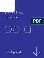 How To Know If You Are Beta