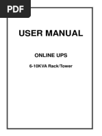 Kolff Black Nova RT 6 10kva User Manual