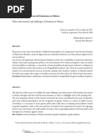 Main Achievements and Challenges of Feminism in Mexico: Principales Logros y Retos Del Feminismo en México