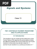 Signals and Systems Class 11