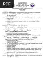 UCSP Third Quarter 50 Item Test