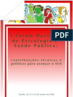 Cartilha Saude Publica