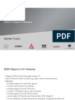 DDEC Reports 9.01 Features