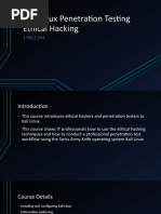 Kali Linux Penetration Testing Ethical Hacking