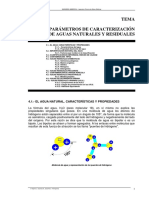 Tema 4 - Parámetros de Caracterización de Aguas Naturales y Residuales