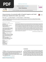 Characterization of Carotenoid Profile of Spanish Sanguinos and Verdal