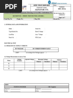 Alfanar Co.: Site Test Report Sec-Eoa Name of Substation: Dammam Housing 115/13.8KV Substation # 1