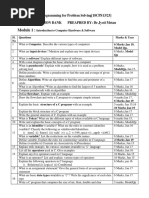 Module Wise Question Bank CPS