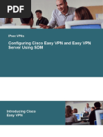 Configuring Cisco Easy VPN and Easy VPN Server Using SDM: Ipsec Vpns