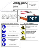 Es09-Pc11 Estándar de Seguridad Herramientas Manuales Corte