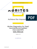 Abrites Diagnostics For Opel User Manual PDF