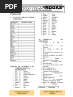 ETIMOLOGÍA 1ro de Secundaria