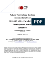 UM245R USB - Parallel (LPT) FIFO PDF