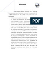 Metodologia Aplicada Avaluos - Avalúo °102