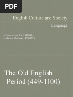 English Culture and Society