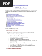 CFD Analysis Process: Formulate The Flow Problem