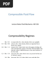 Compressible Fluid Flow: Lecture Notes Fluid Mechanics - ME 326