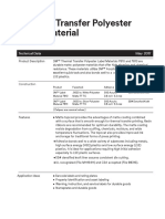 Thermal Transfer Polyester Label Material: Technical Data May 2017