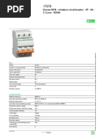 Product Datasheet: Domae MCB - Miniature Circuit-Breaker - 3P - 6A - C Curve - 6000A