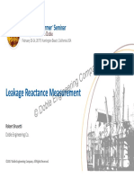 Engineering Company: Leakage Reactance Measurement